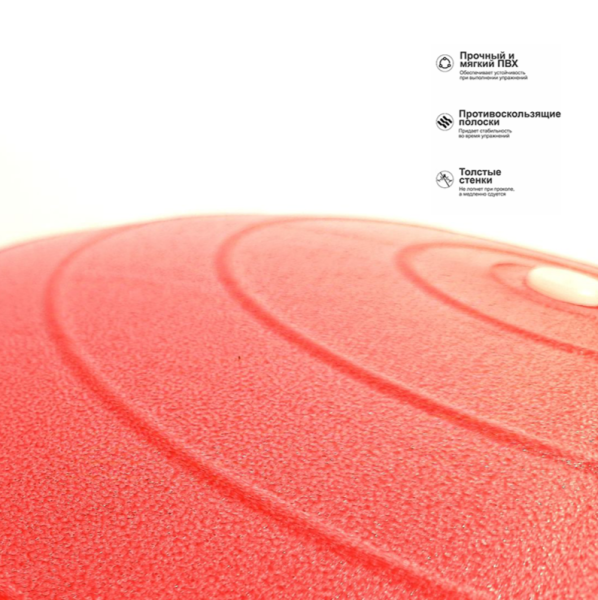 Мяч гимнастический фитбол с насосом AMETIST 55 см.